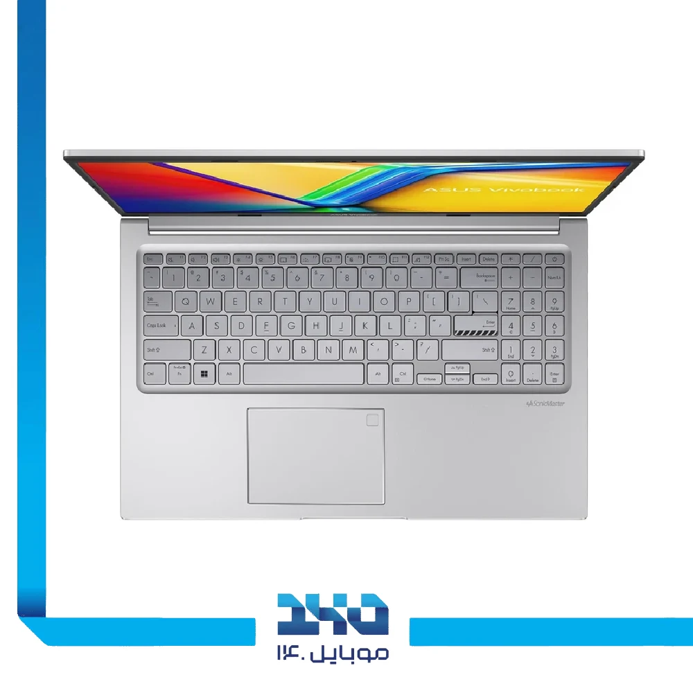 لپ تاپ  ایسوس 15.6 اینچ مدل Vivobook A1504VA i5 1334U 8GB-512GB Intel Iris Xe ( حسگر اثرانگشت و بک‌لایت)
