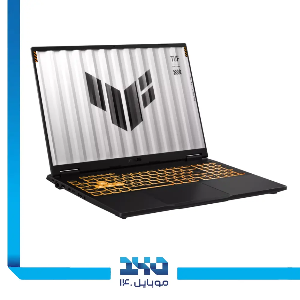 لپ تاپ ایسوس 16 اینچ مدل TUF Gaming F16 FX608JMR i7 14650HX 16GB 1TB RTX 5060