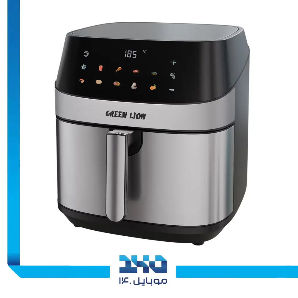 سرخ کن بدون روغن گرین لاین مدل Deluxe Air Fryer | هشت لیتری