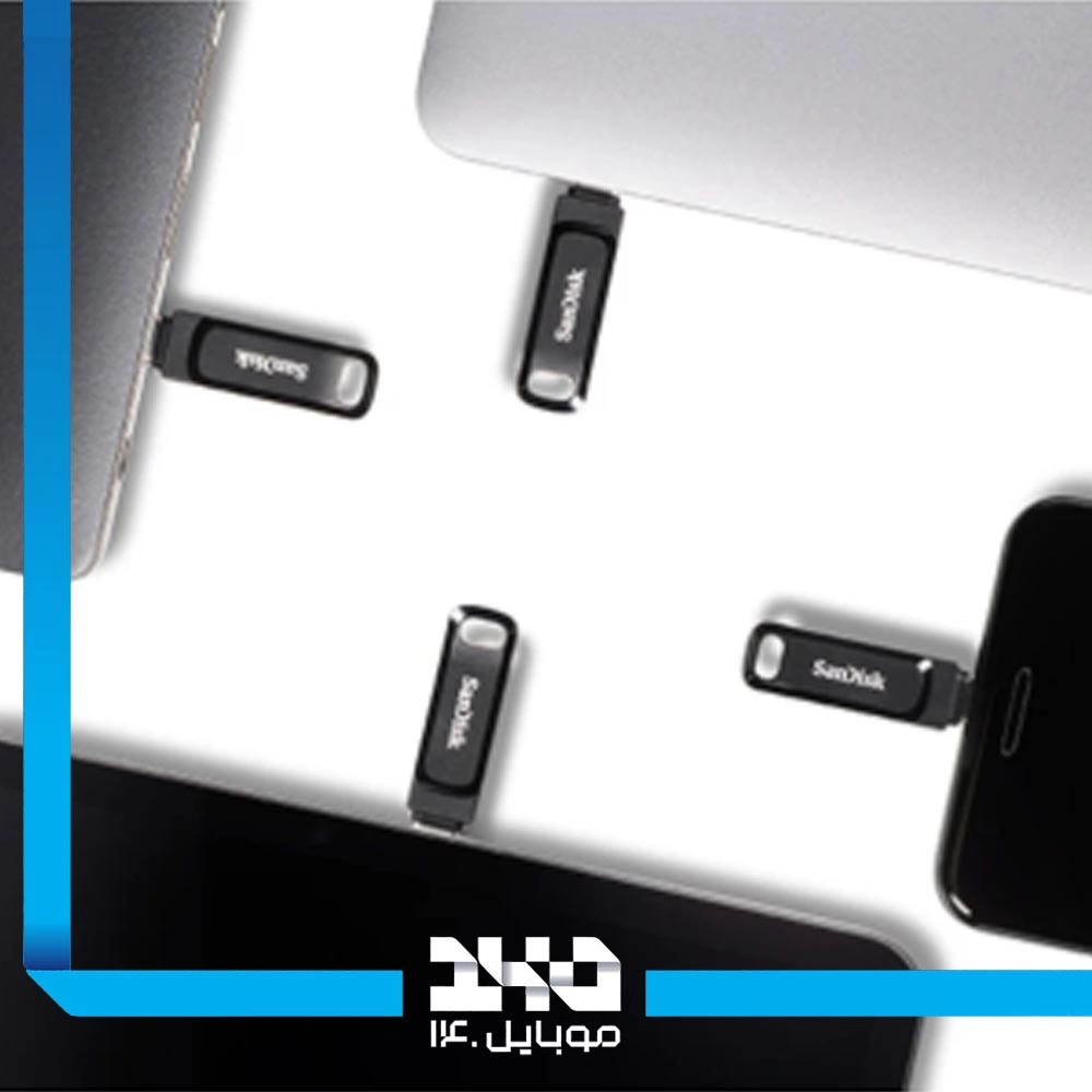 فلش مموری سندیسک مدل (Ultra Dual Drive Go) ظرفیت 64 گیگابایت