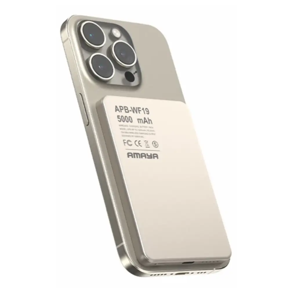 پاور بانک وایرلس آمایا 5000 mAh مدل APB-WF19
