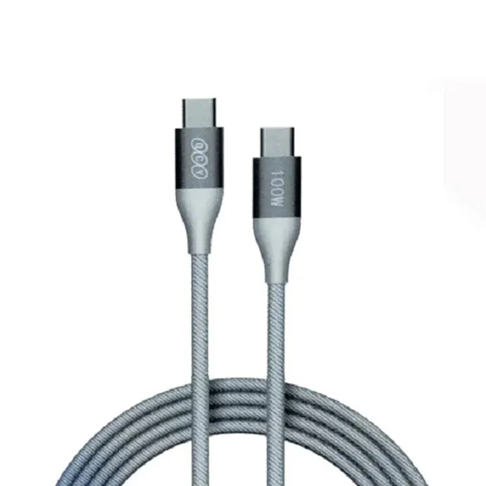 کابل USB-C به USB-C کیو سی وای مدل (DC22)