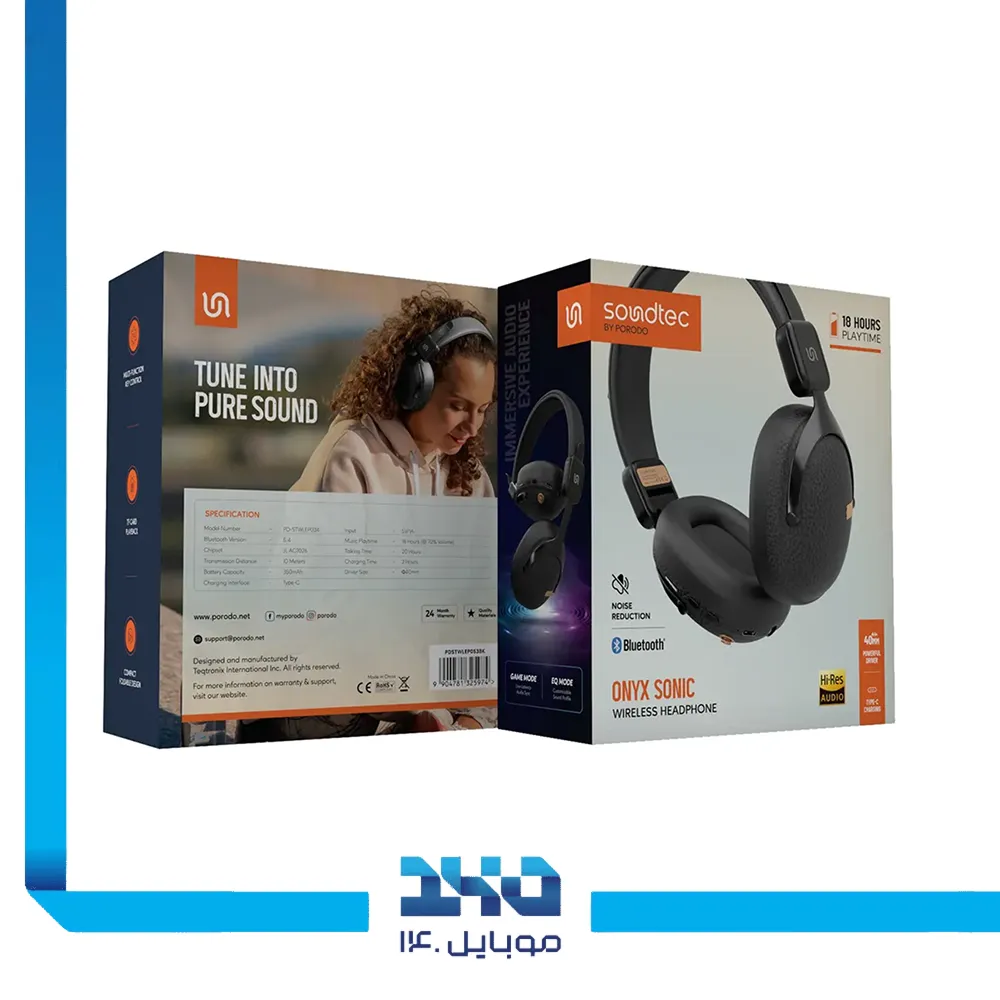 هدفون بی سیم پرودو مدل Onyx sonic