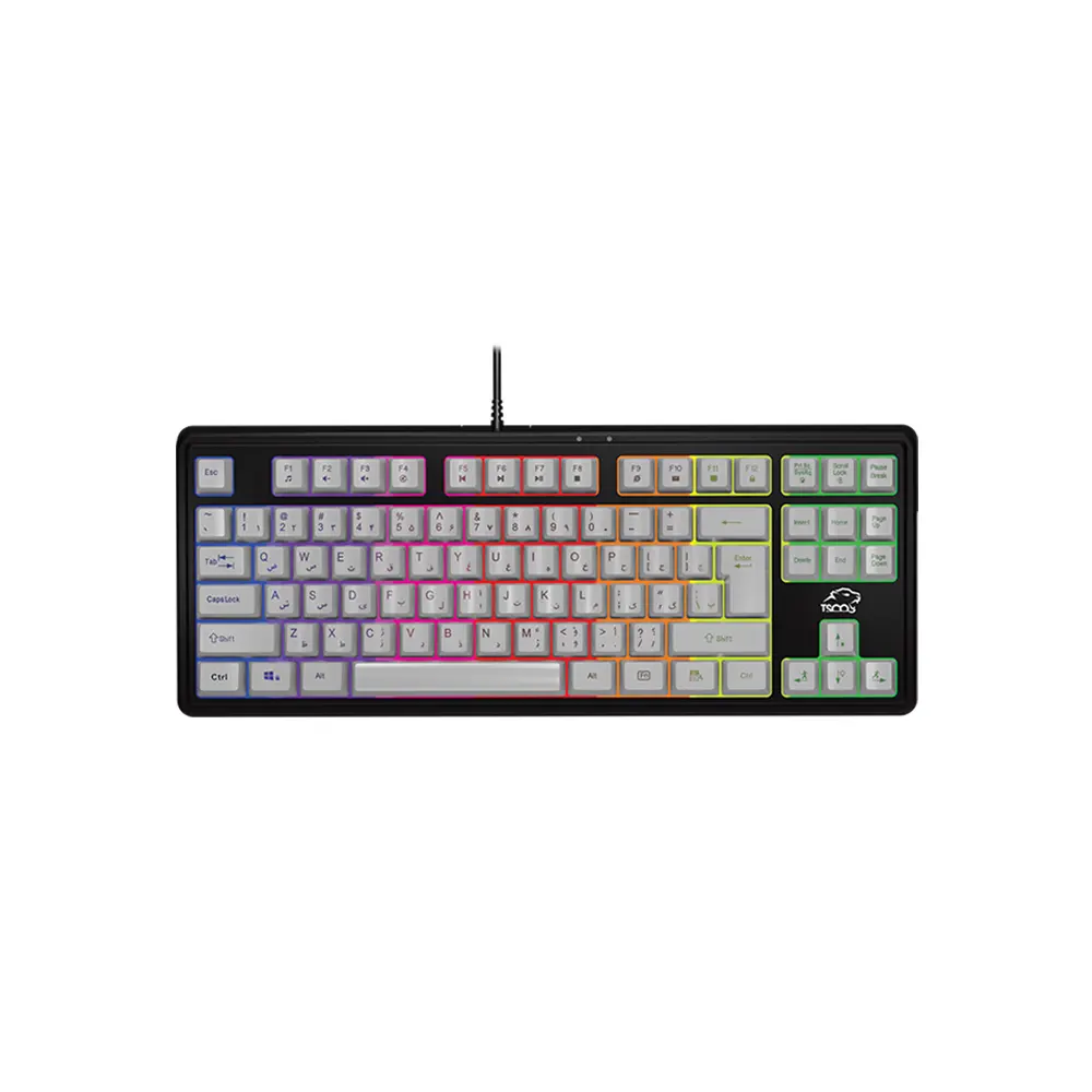 کیبورد گیمینگ با سیم تسکو مدل (GK8312)