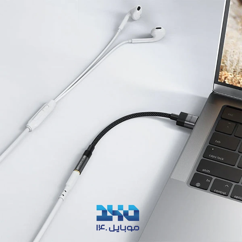 کابل تبدیل USB به پورت AUX ایس فست مدل J13 طول 15 سانتی‌متر