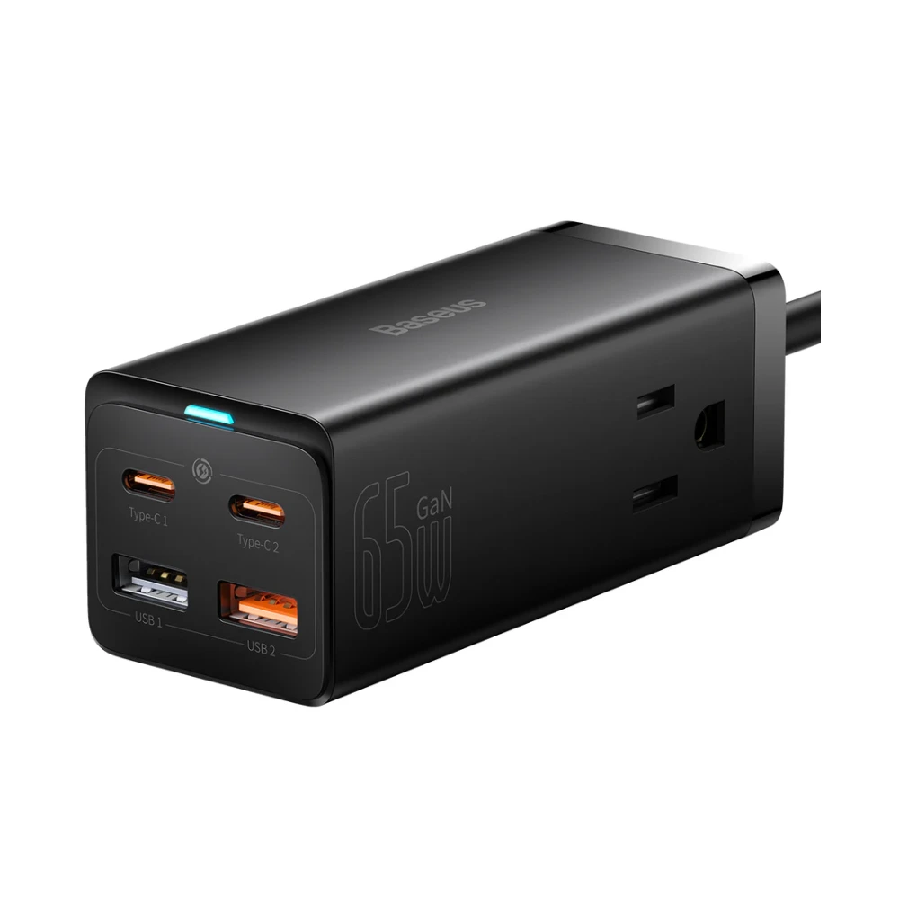 شارژر رومیزی 65 وات بیسوس مدل GaN3 Pro Power Combo