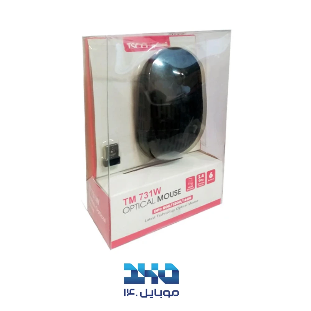 ماوس بیسیم تسکو مدل TM 731W