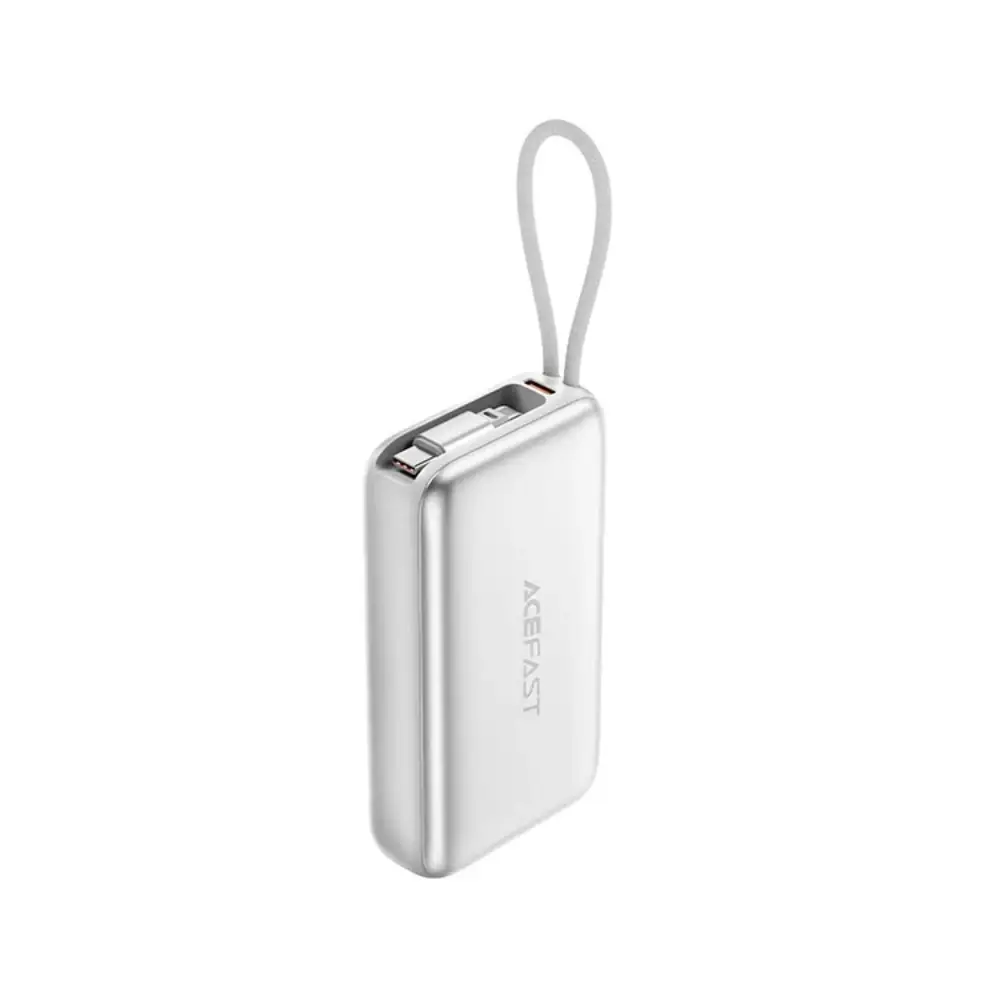 پاوربانک 10000 میلی‌آمپر 35 وات ایس فست مدل M32  به همراه کابل USB-C متصل
