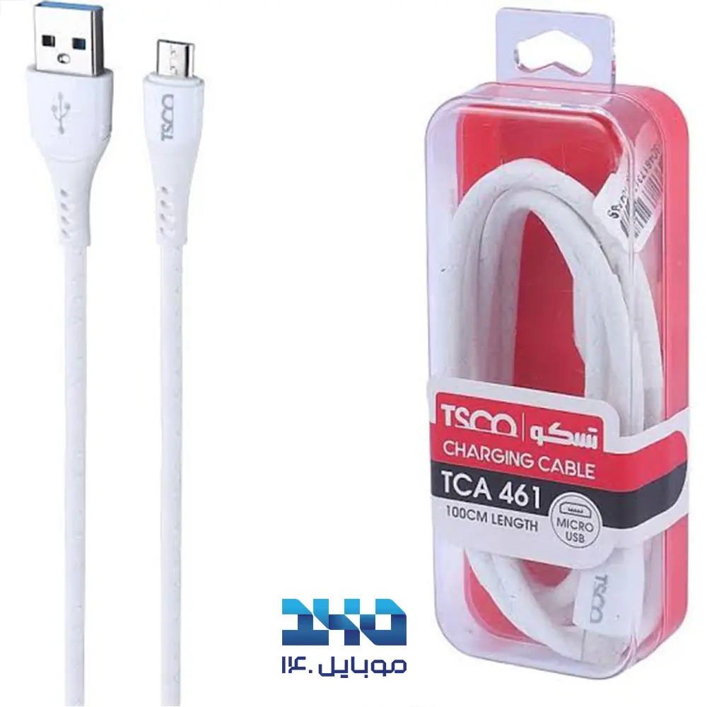 کابل تبدیل USB به microUSB تسکو مدل TCA 461 طول 1 متر