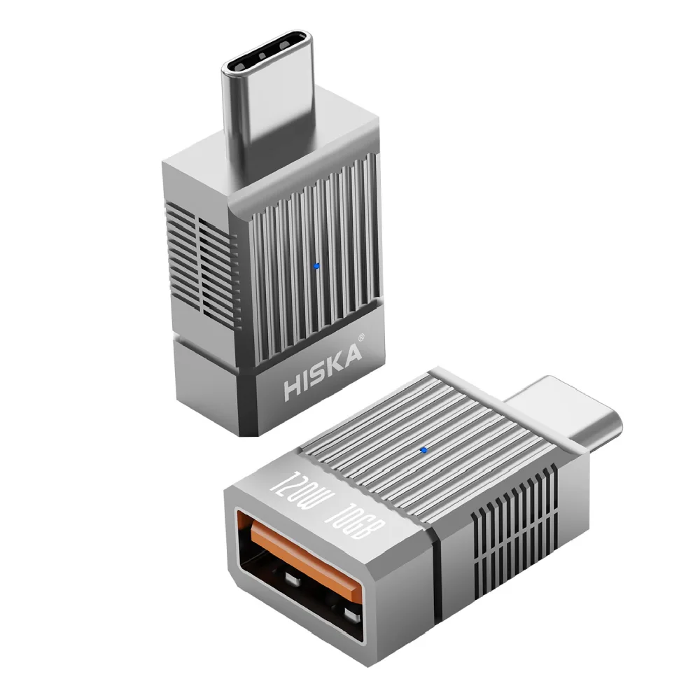 مبدل  USB-A به تایپ سی هیسکا مدل H6