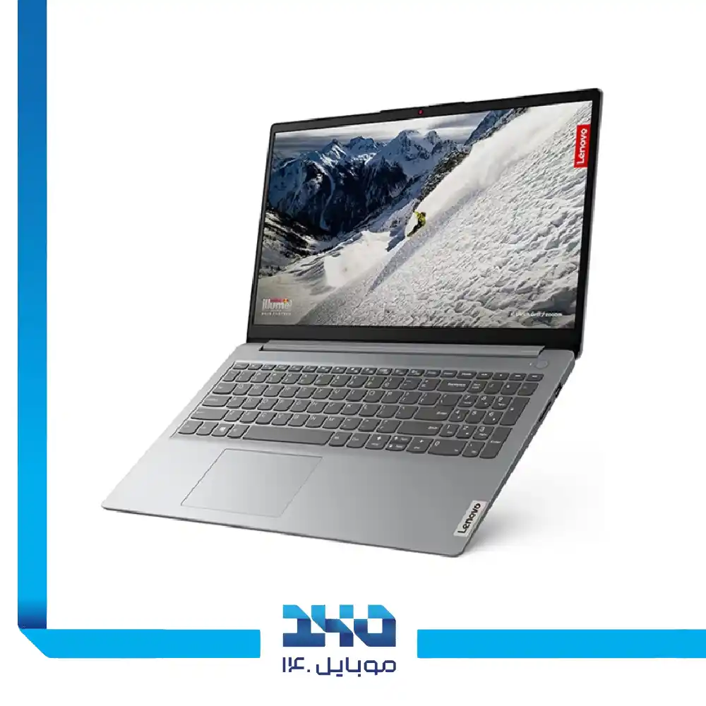 لپ تاپ لنوو 15.6 اینچ IdeaPad 1 Celeron N4500 4GB 256GB Intel UHD