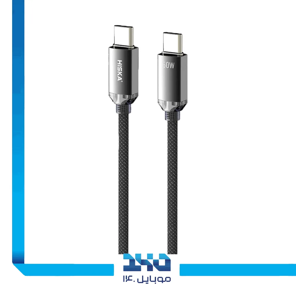 کابل شارژ دو سر تایپ سی هیسکا مدل LX-801CC