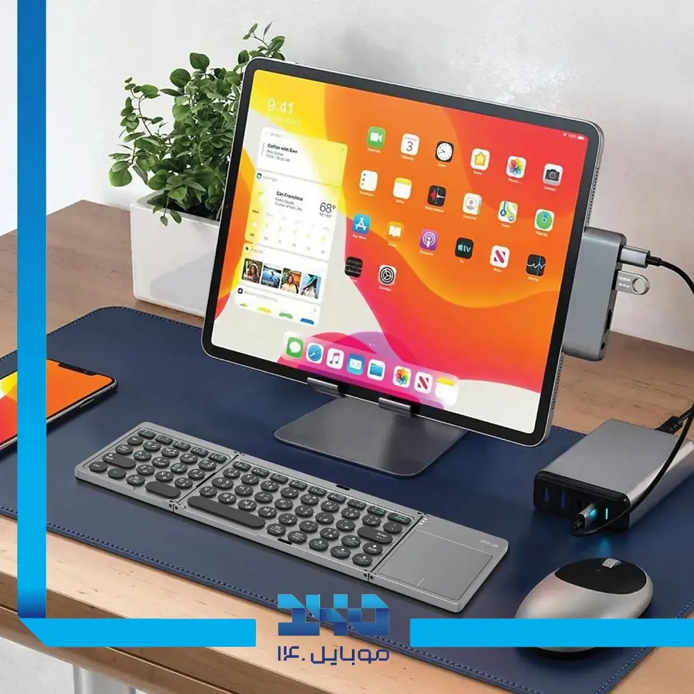 کیبورد تاشو گرین لاین مدل Foldable GNTRIKYBDGY