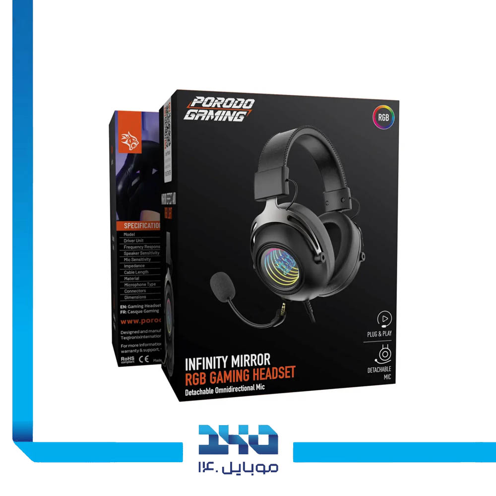 هدفون گیمینگ پرودو مدل (PDXSTGHS759BK)