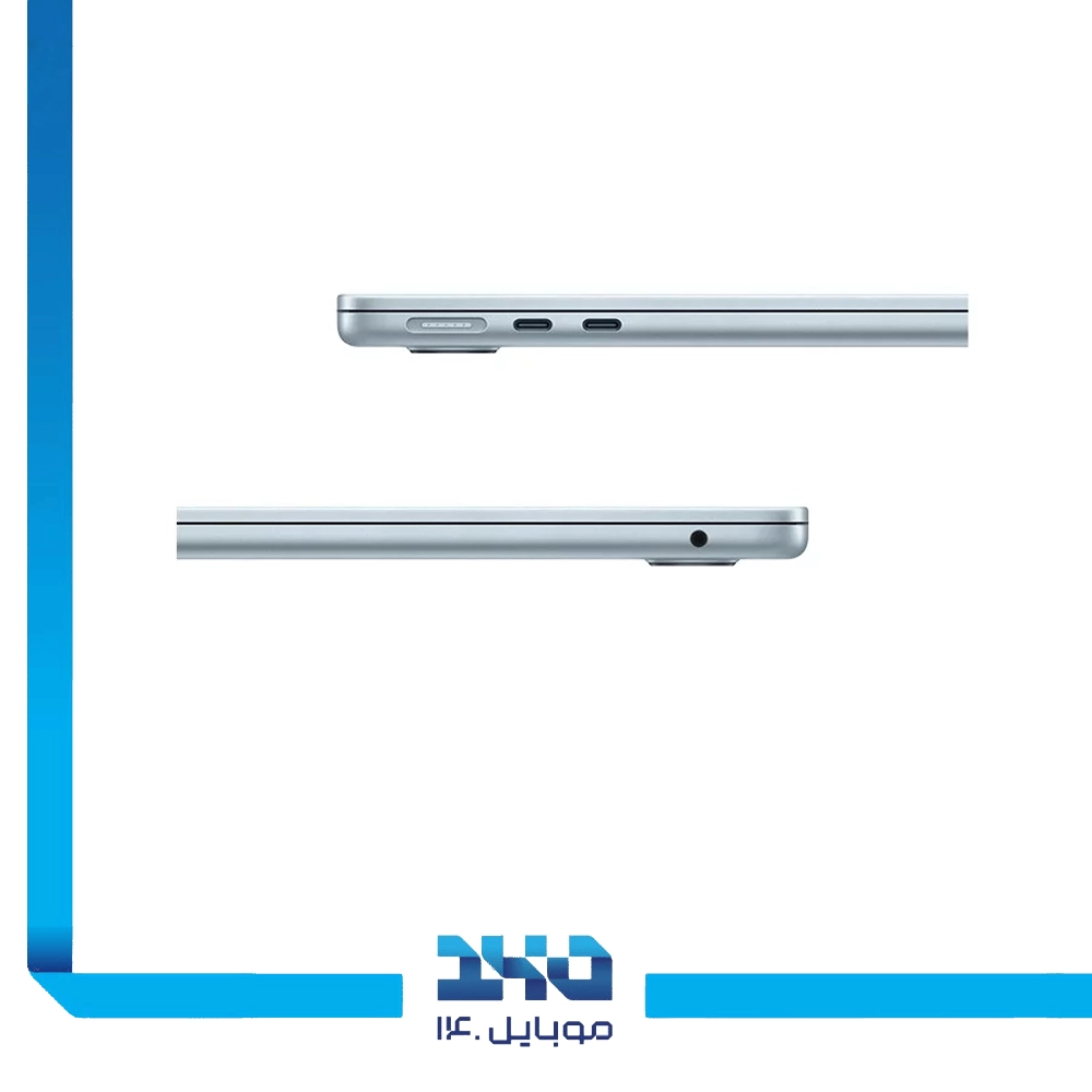 لپ تاپ 15.3 اینچی اپل مدل MacBook Air MC7A4 2025 16GB 256GB LLA