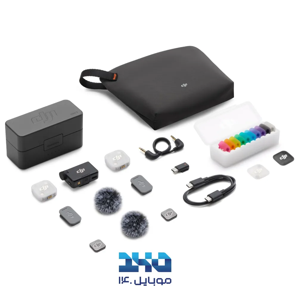 میکروفون یقهای بیسیم دی جی آی مدل Mic Mini 2 سینگل پک