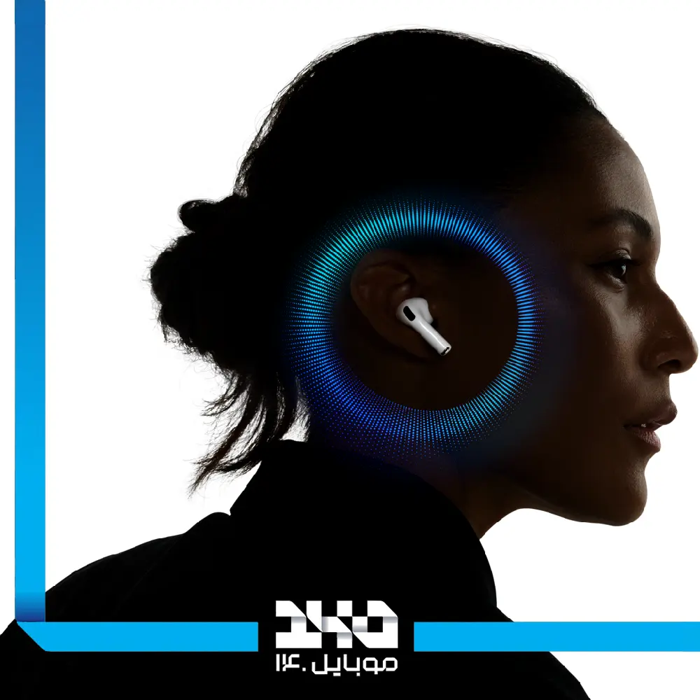 هندزفری بی‌سیم اپل با نویز کنسلینگ (ANC) مدل AirPods Pro 3