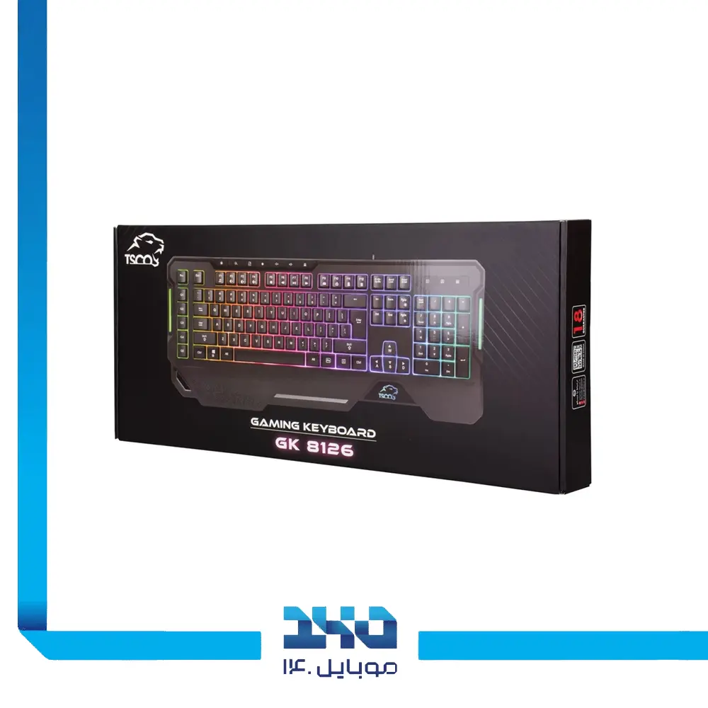 کیبورد گیمینگ با سیم تسکو مدل (GK8126)