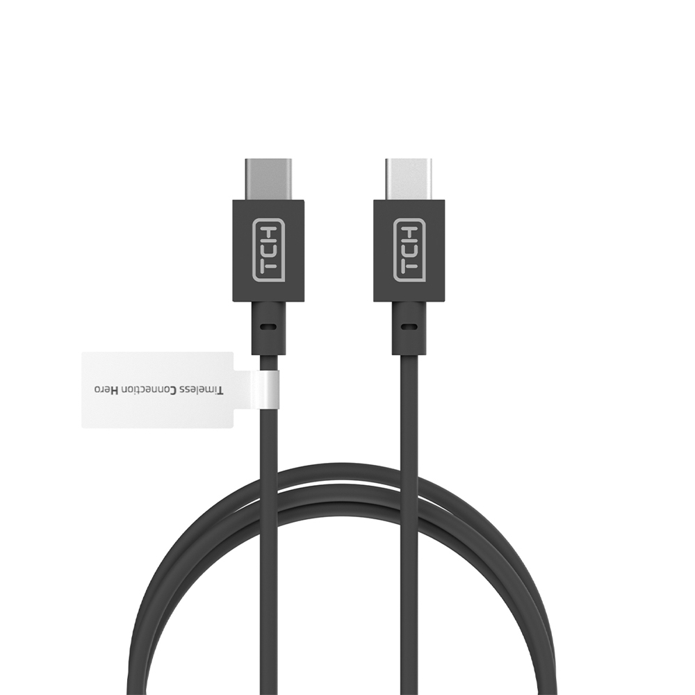 کابل شارژ USB-C به USB-C تی سی اچ مدل (CB100CTC) 1 متری