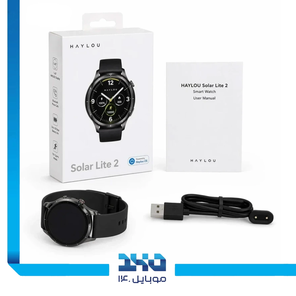 ساعت هوشمند هایلو مدل Solar Lite 2