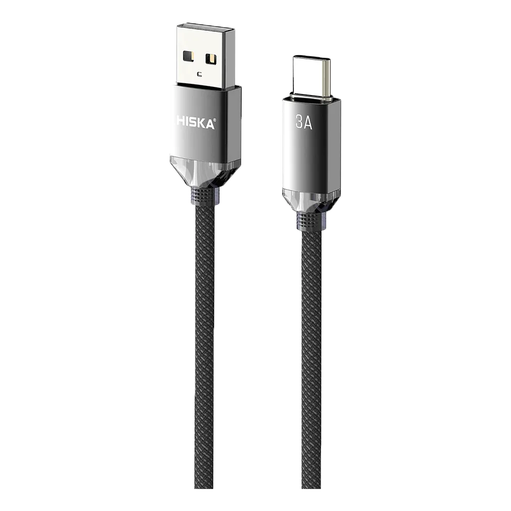 کابل شارژ USB-A به USB-C هیسکا مدل (LX-801AC) طول 1 متر