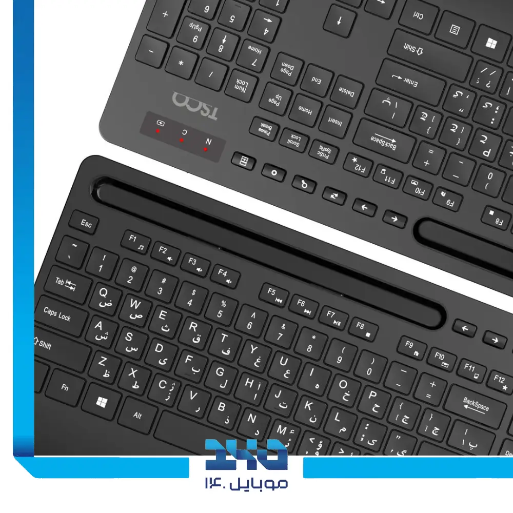 کیبورد و ماوس تسکو مدل (TKM 7025 W)